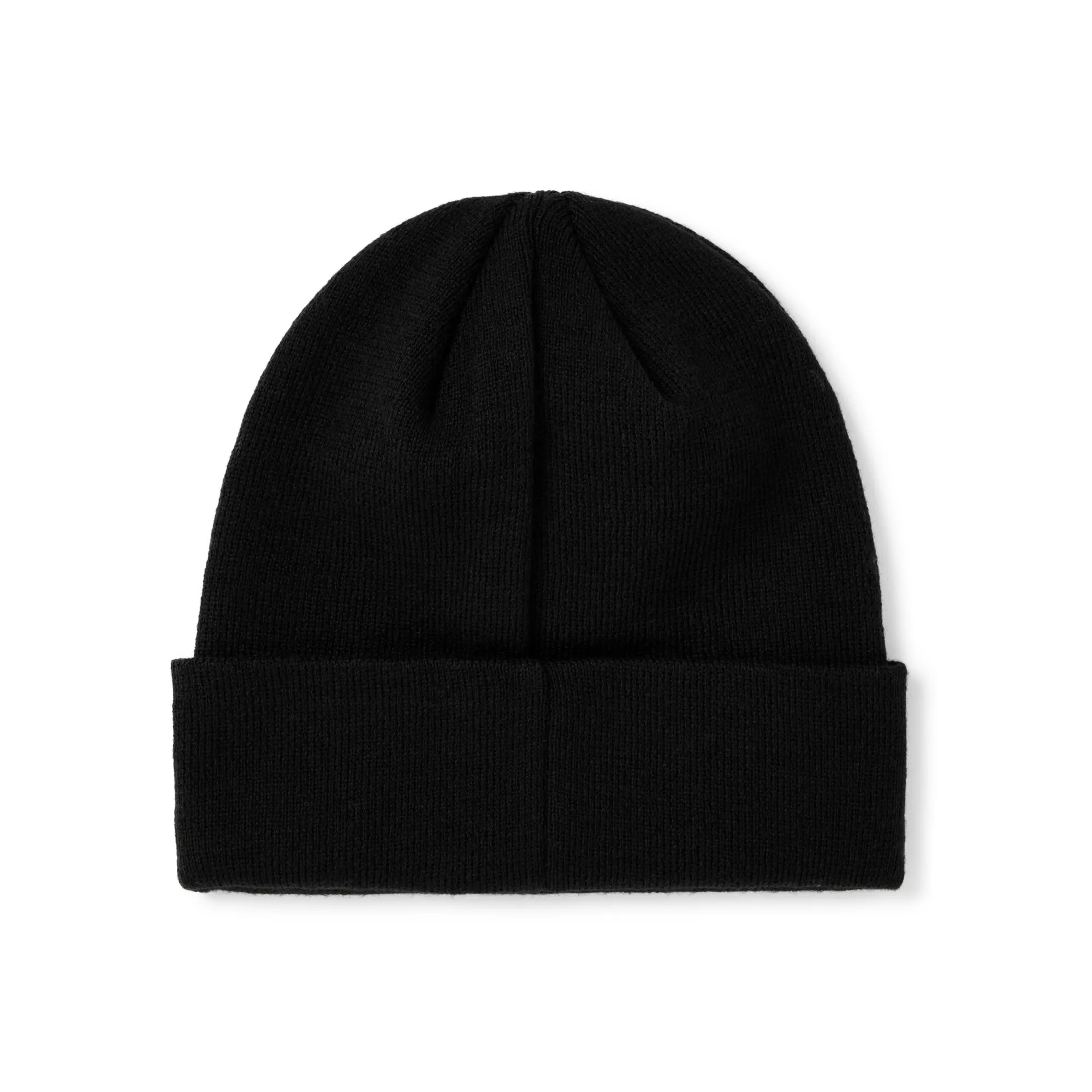 Black Hardware Stud Cuff Beanie Hat at Spencer's