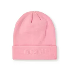 Pink Fuck Off Embroidered Beanie Hat at Spencer's