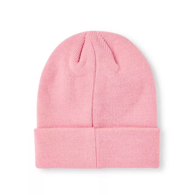Pink Fuck Off Embroidered Beanie Hat at Spencer's