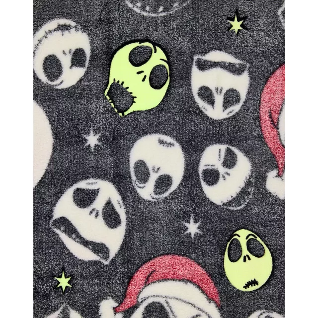 Santa Jack Skellington Fleece Blanket - The Nightmare Before Christmas at Spencer's