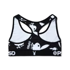 PSD Playboy Bunny Black Sports Bra at Spencer's