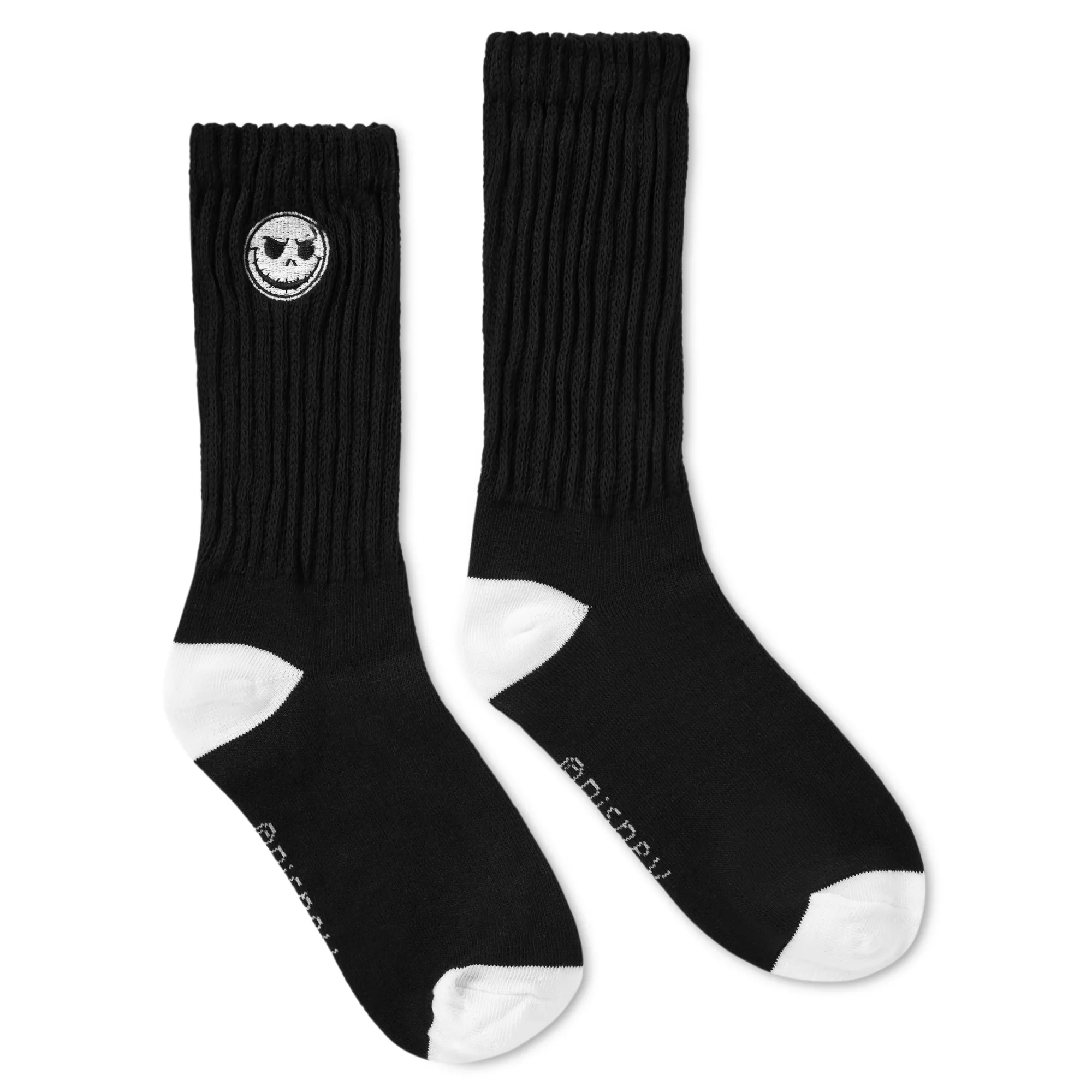 Jack Skellington Slouch Crew Socks - The Nightmare Before Christmas at Spencer's