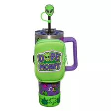 Dope Money Travel Tumbler with Straw and Accessories - 40 oz. at Spencer's