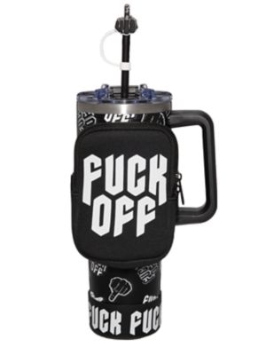 Fuck Off Travel Tumbler with Straw and Accessories - 40 oz