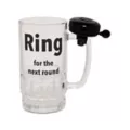 Ring for the Next Round Bell Pint Glass - 19 oz. at Spencer's