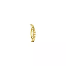 14K Gold Twist Hinge Hoop Belly Ring - 14 Gauge at Spencer's