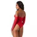Cutout Lace Off the Shoulder Bodysuit at Spencer's