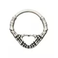 Skeleton Hand Heart Septum Ring - 16 Gauge at Spencer's