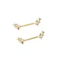Goldtone Star Nipple Barbells - 14 Gauge at Spencer's