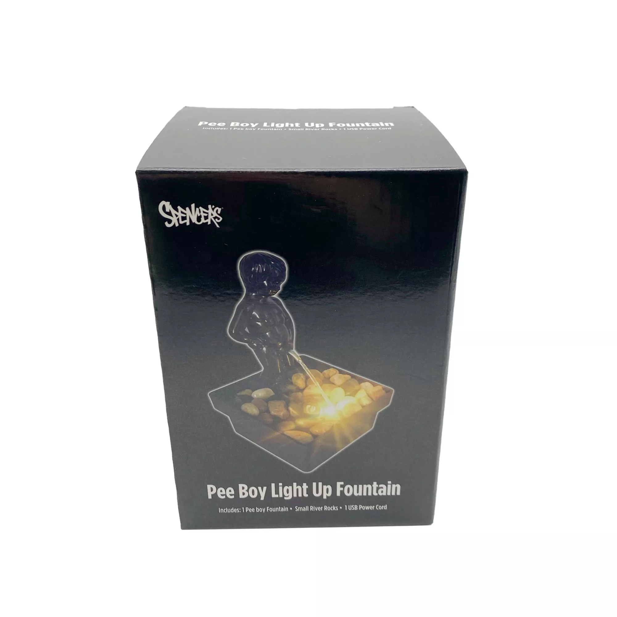 Pee Boy Light-Up Fountain at Spencer's