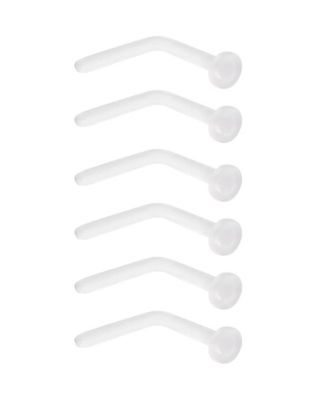 Multi-Pack Clear Bioflex L-Bend Retainer Pins 6 Pack - 18 Gauge
