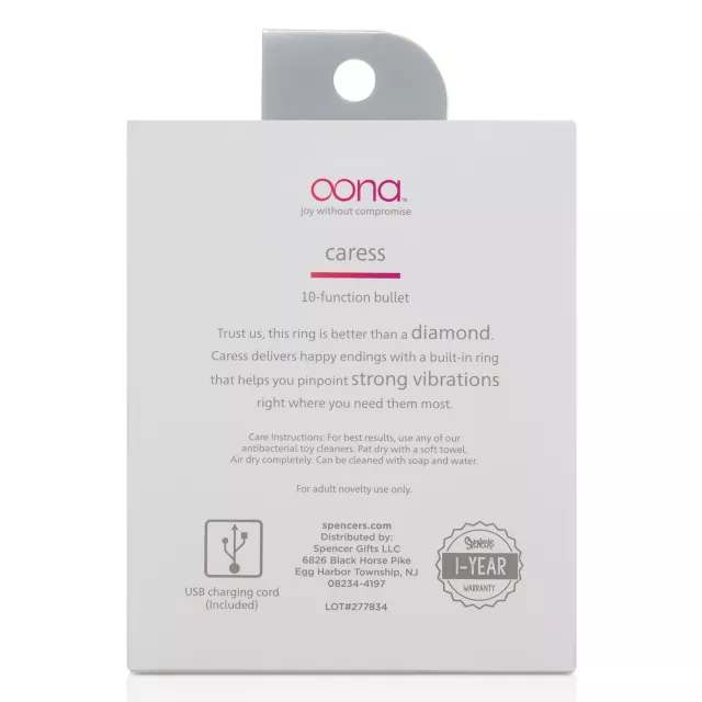 Oona Caress Finger Vibrator at Spencer's