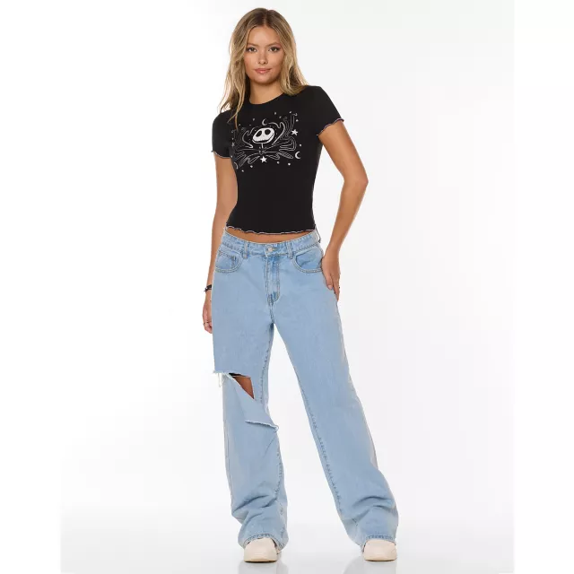 Jack Skellington Rhinestone Baby T Shirt - The Nightmare Before Christmas at Spirit Halloween