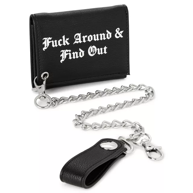 Fuck Around and Find Out Chain Wallet at Spencer's
