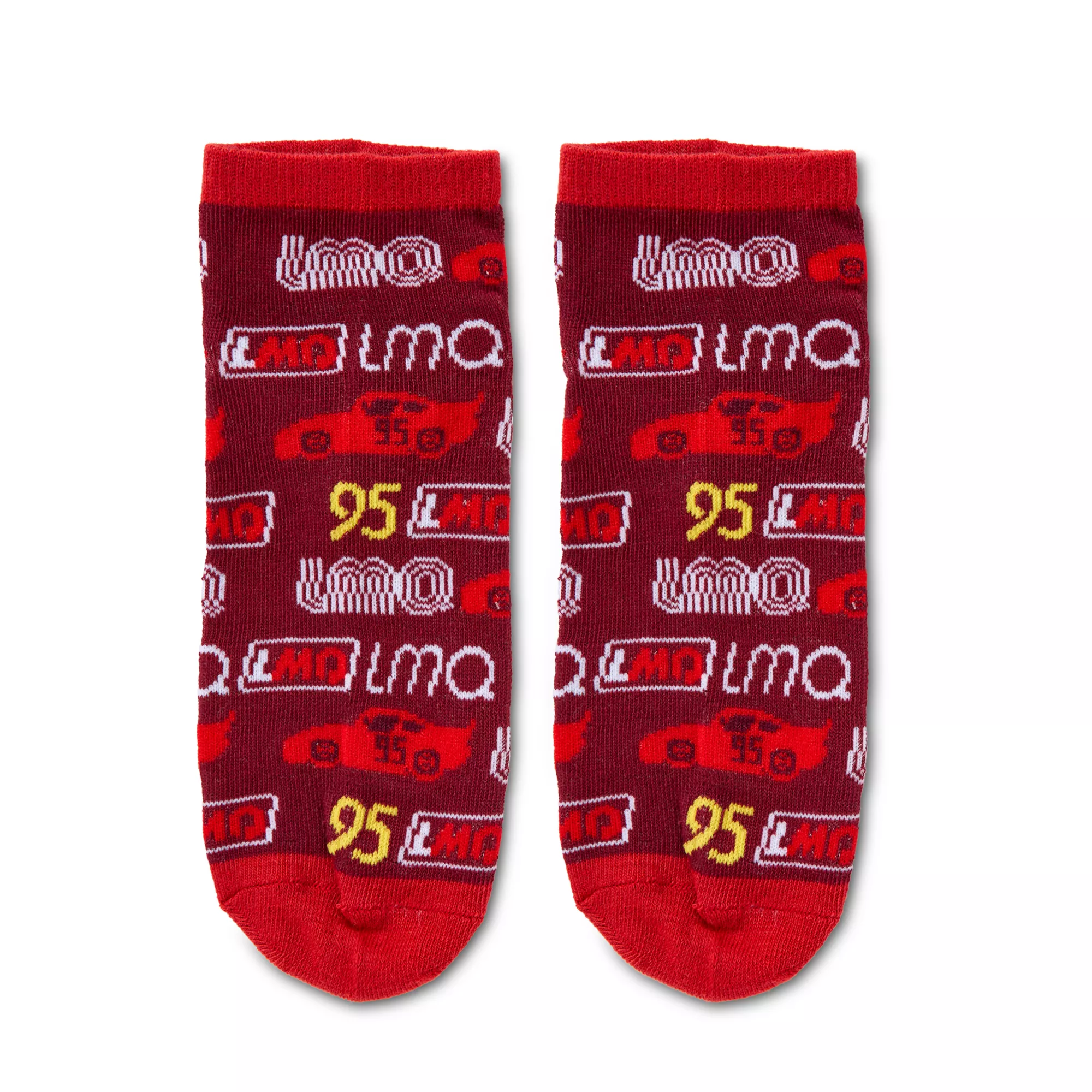 Multi-Pack Lightning McQueen Ankle Socks - 5 Pair