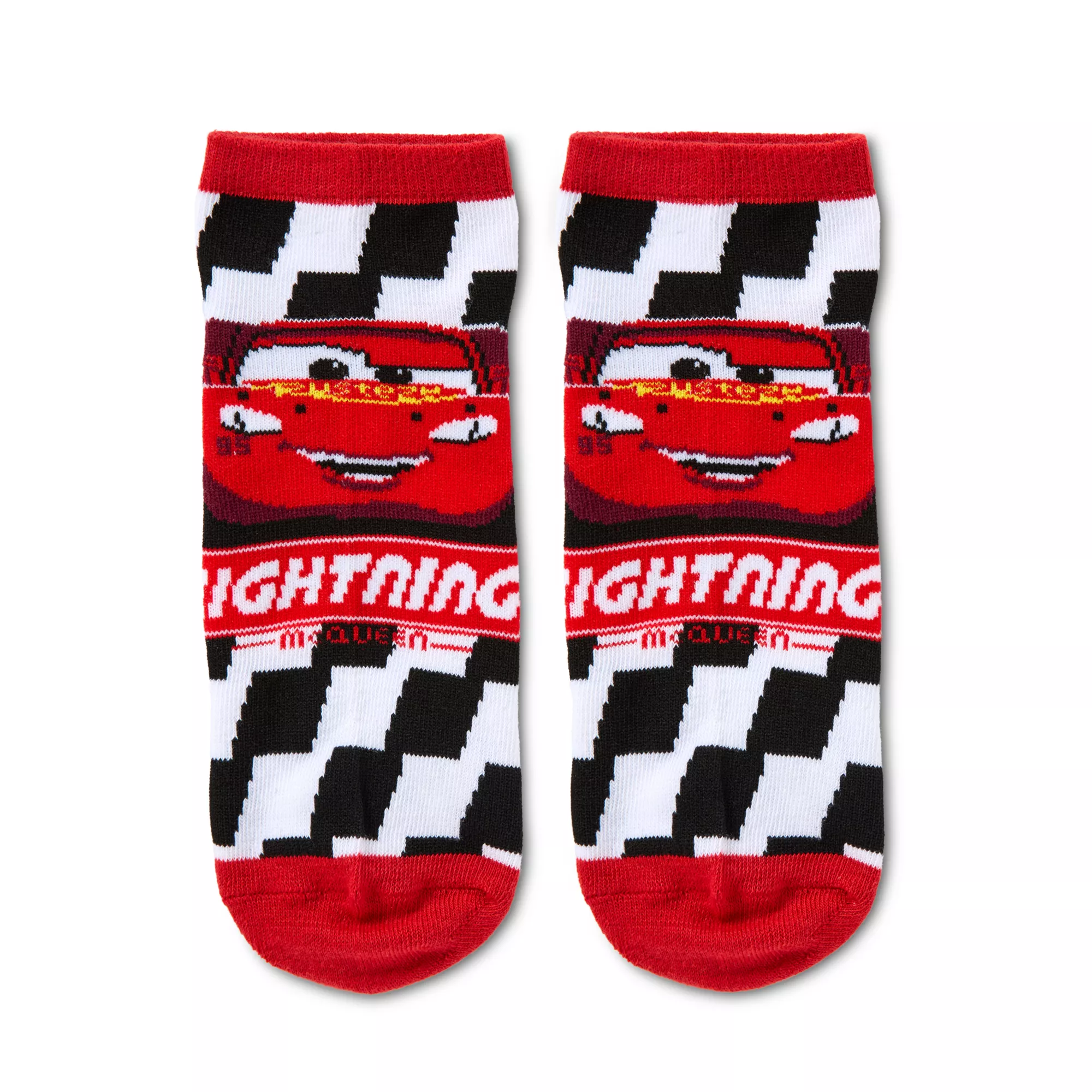 Lightning McQueen No Show Socks - 5 Pack