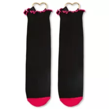 Heart Hardware Ruffle Crew Socks at Spencer's