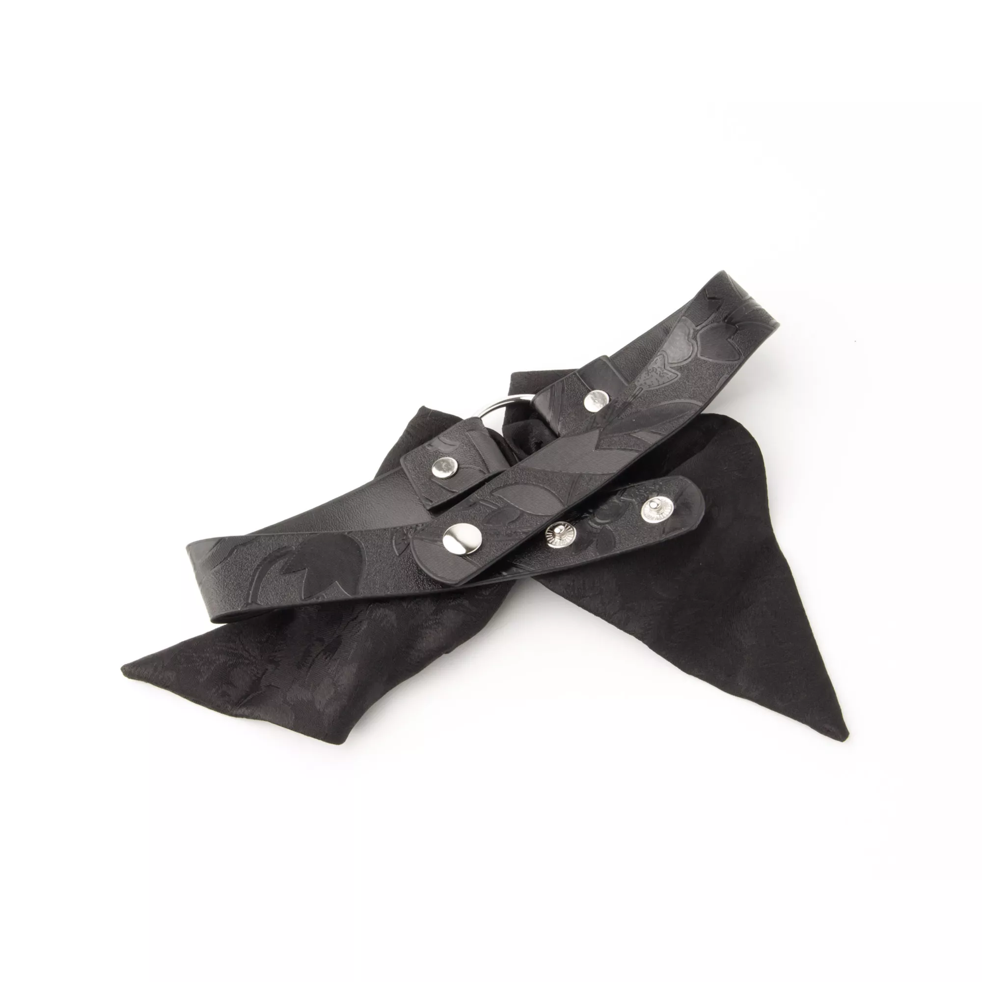 Black Oversized Bow Choker Necklace at Spencer's