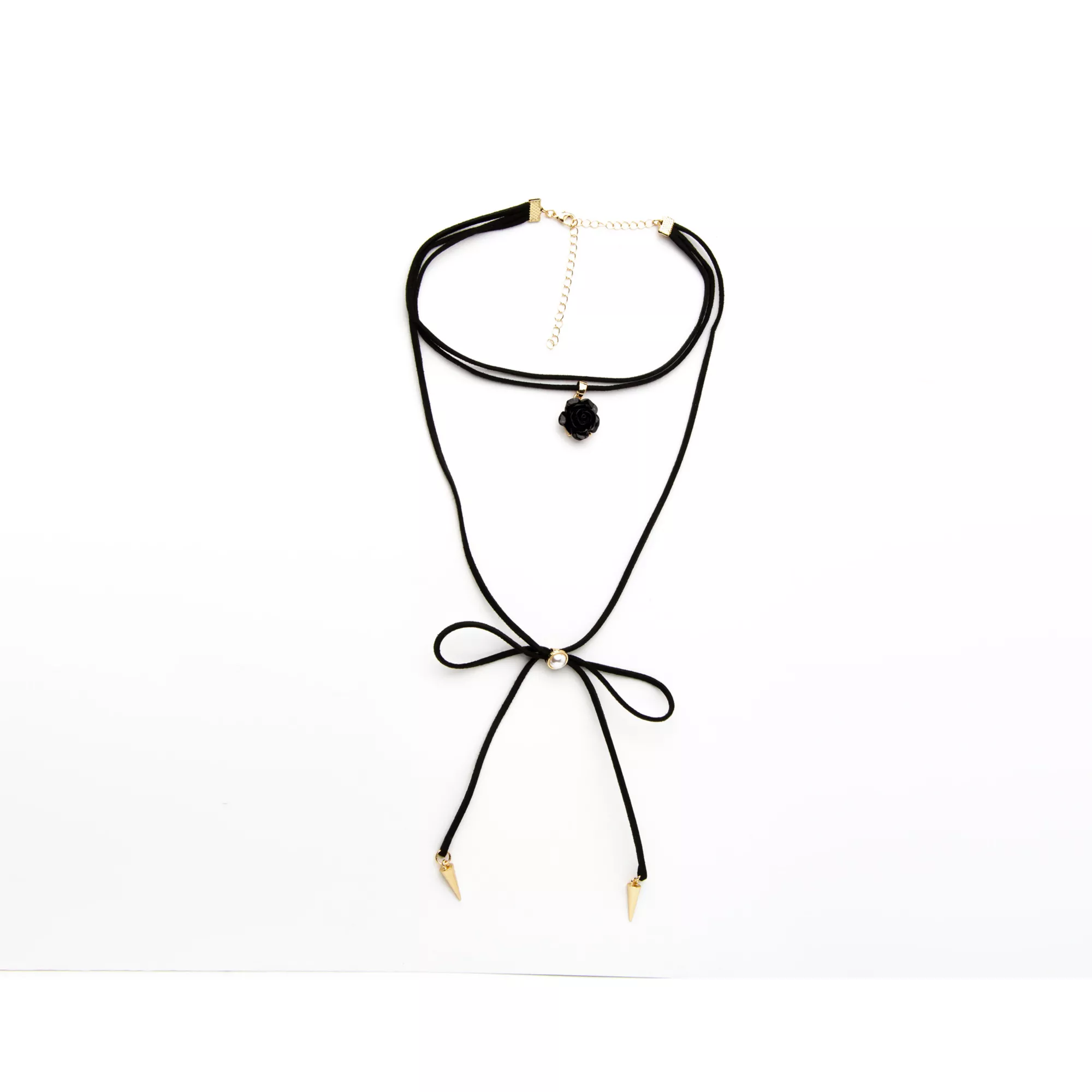 Rosette Wrap Choker Necklace at Spencer's