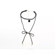 Rosette Wrap Choker Necklace at Spencer's