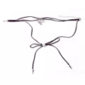 Purple Butterfly Bow Wrap Choker Necklace at Spencer's