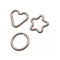 Multi-Pack Silvertone Seamless Hoop Heart and Star Earrings 3 Pack - 16 Gauge at Spencer's