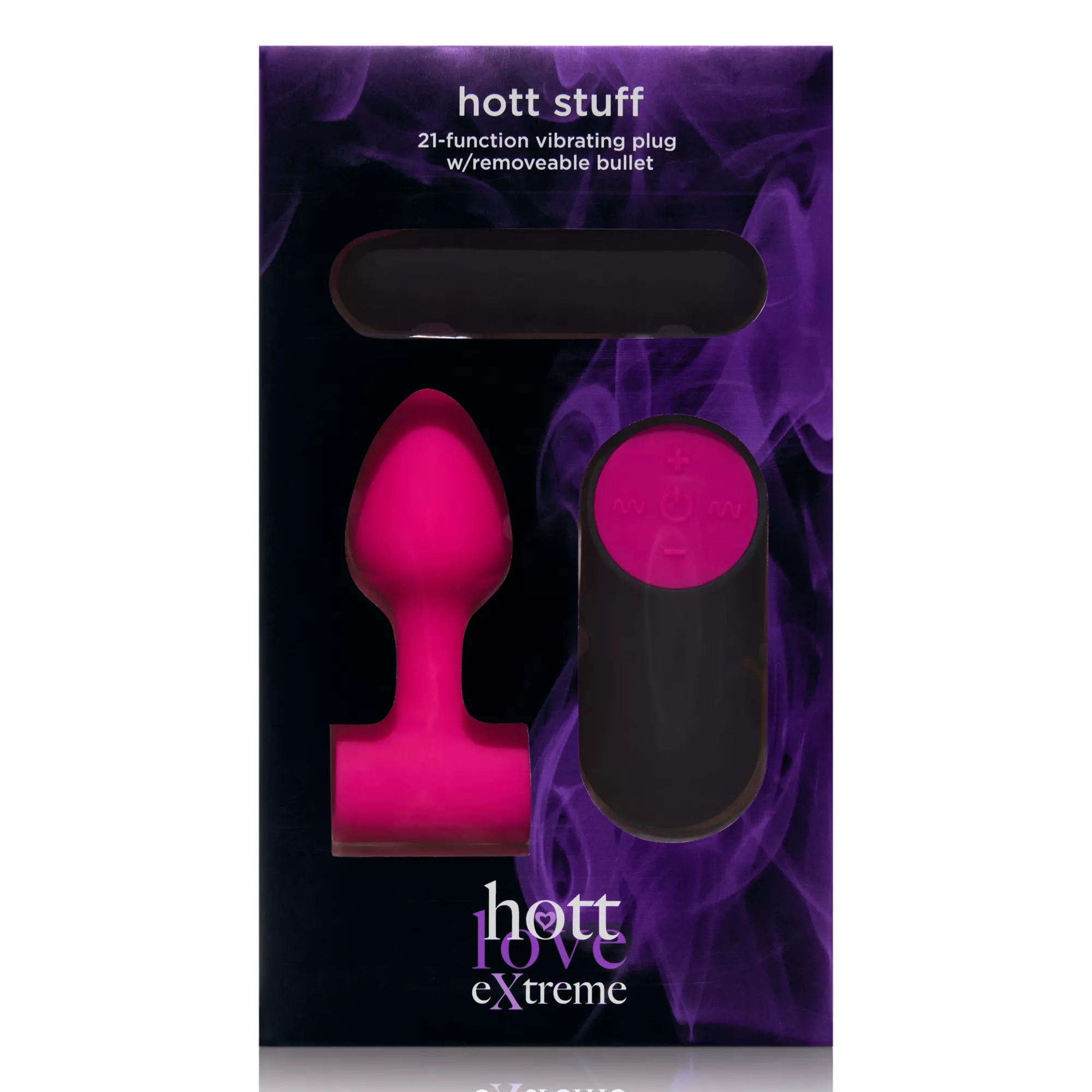 Hott Stuff Remote Control Vibrating Butt Plug - Hott Love Extreme at Spencer's