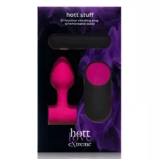 Hott Stuff Remote Control Vibrating Butt Plug - Hott Love Extreme at Spencer's