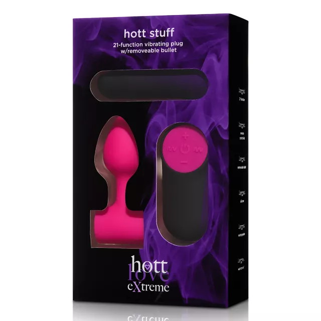 Hott Stuff Remote Control Vibrating Butt Plug - Hott Love Extreme at Spencer's