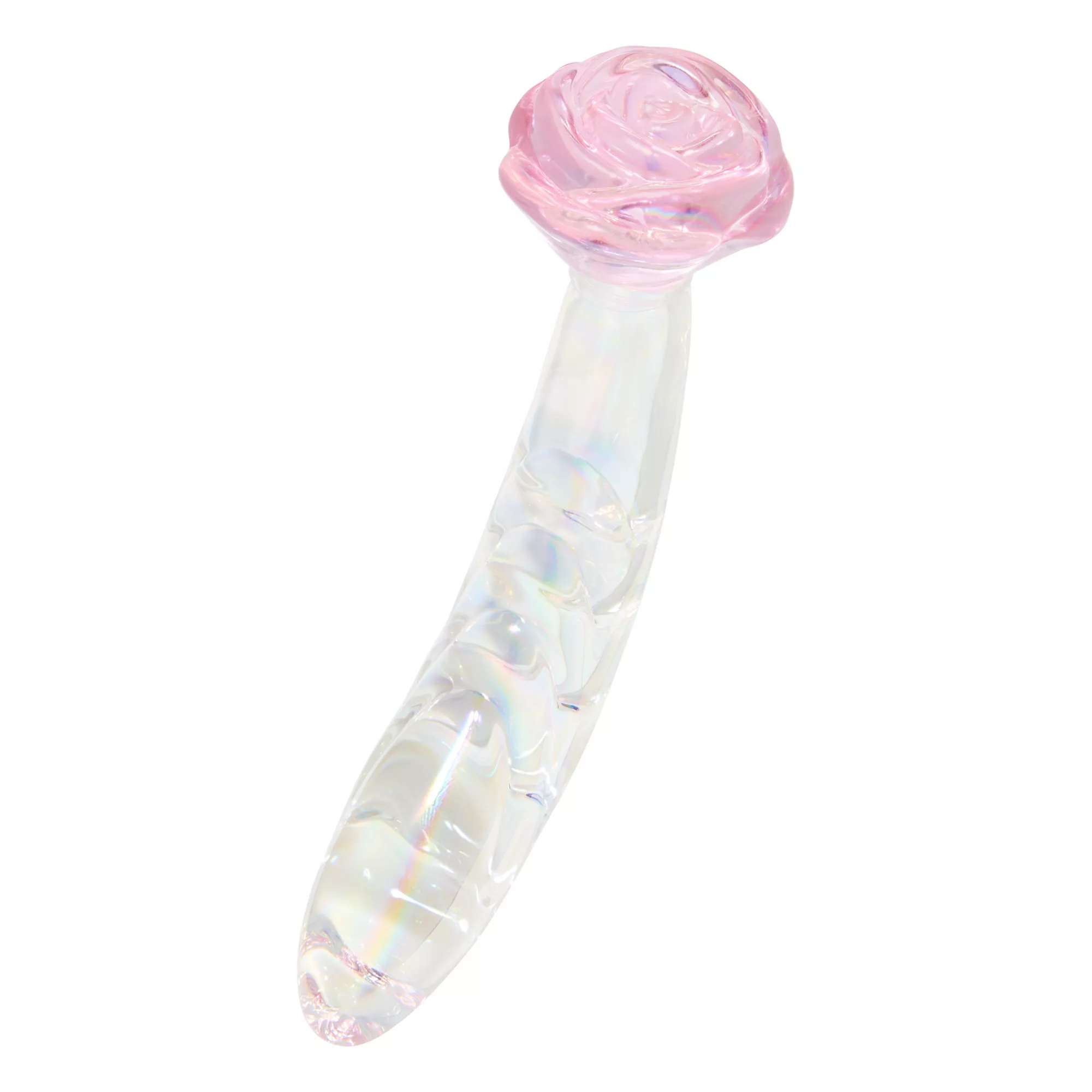 Hott Love Floral Fantasy Glass Butt Plug at Spencer's