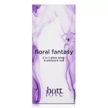 Hott Love Floral Fantasy Glass Butt Plug at Spencer's