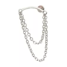 Threadless Helix Double Chain Earring - 18 Gauge at Spencer's