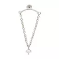 CZ Helix Dangle Chain Earring - 18 Gauge at Spencer's