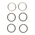 Multi-Pack Silvertone Seamless Hoop Rings 6 Pack - 20 Gauge at Spencer's