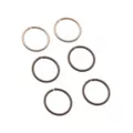 Multi-Pack Silvertone Seamless Hoop Rings 6 Pack - 20 Gauge at Spencer's