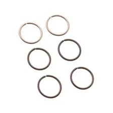 Multi-Pack Silvertone Seamless Hoop Rings 6 Pack - 20 Gauge at Spencer's