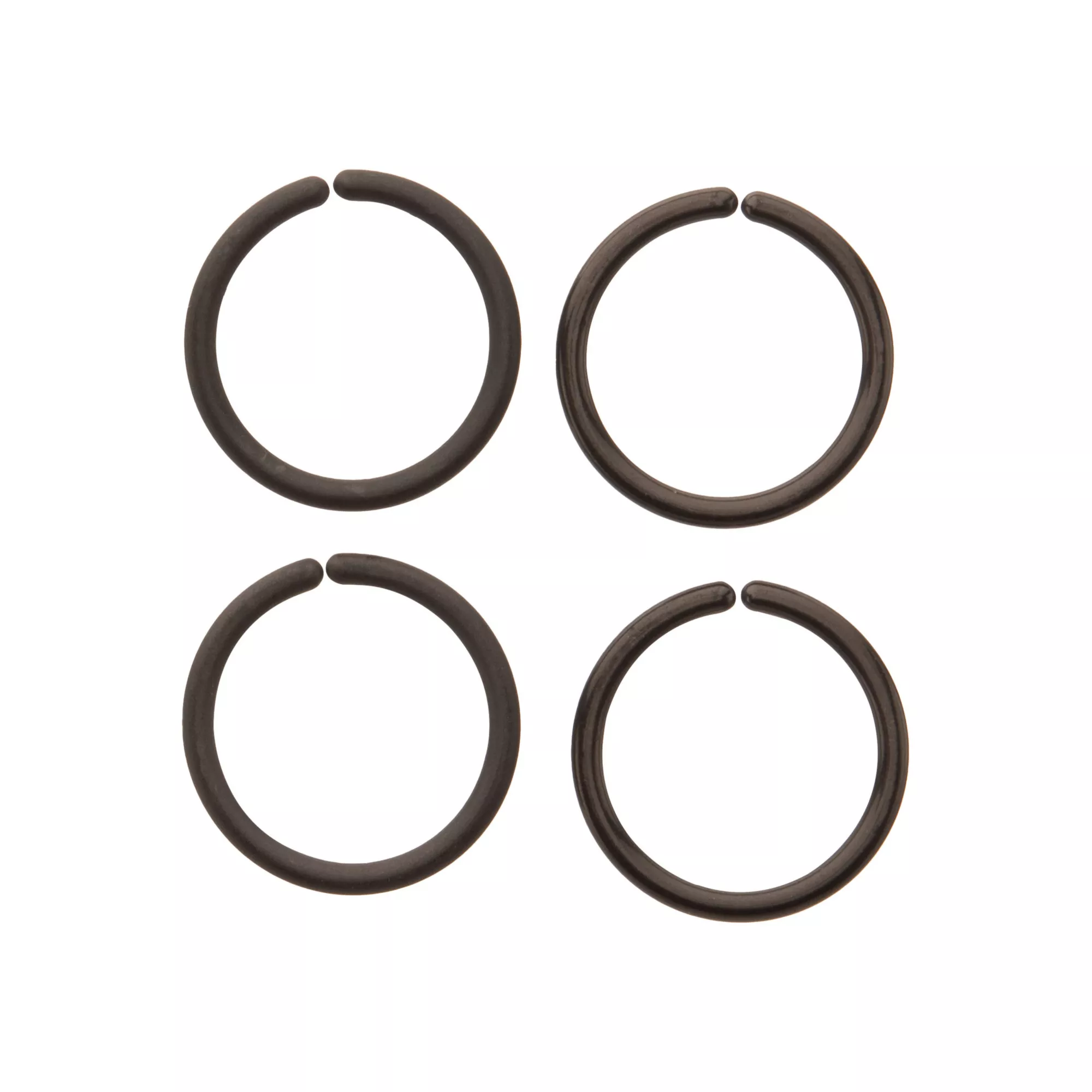 Multi-Pack Black Seamless Septum Rings 4 Pack - 16 Gauge at Spencer's