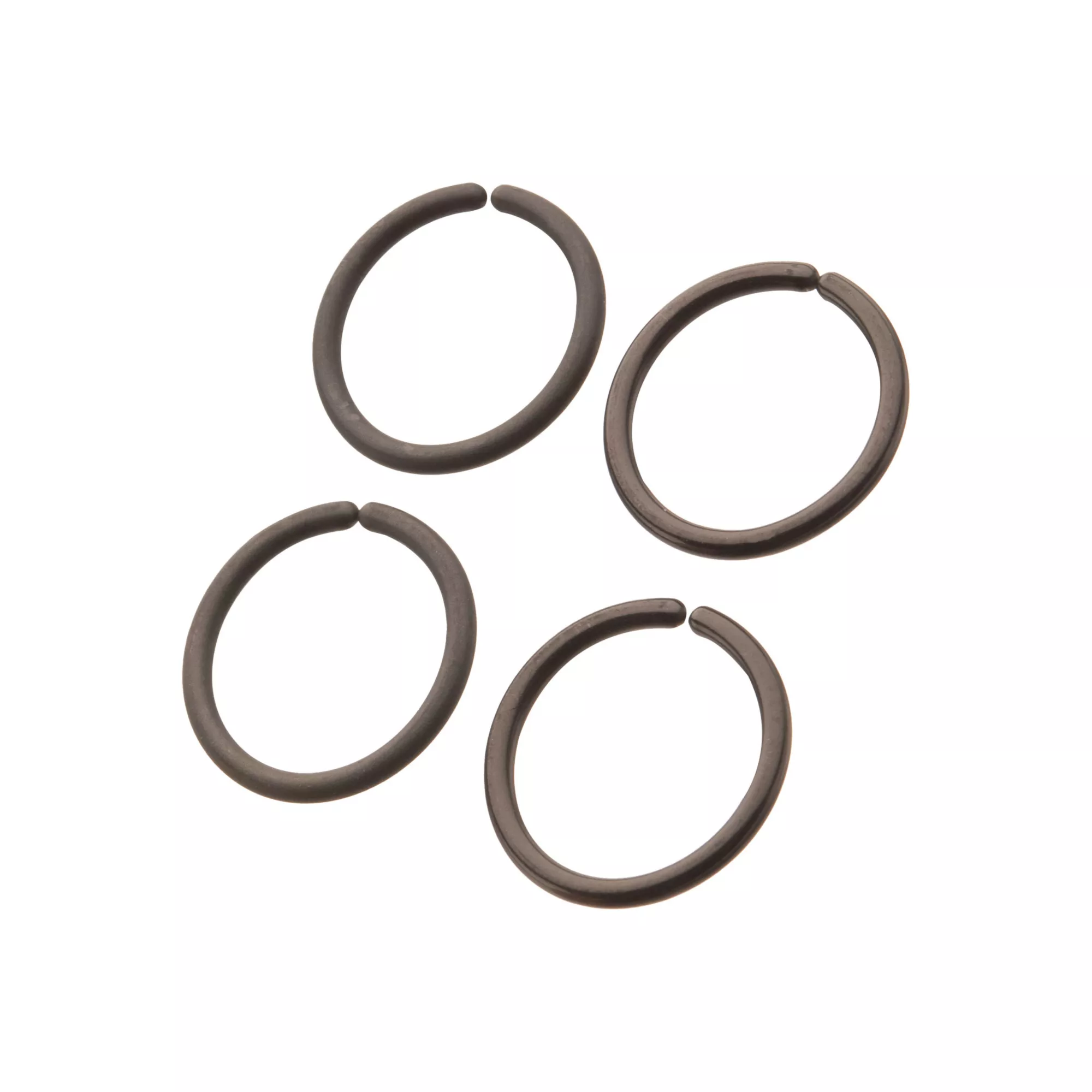 Multi-Pack Black Seamless Septum Rings 4 Pack - 16 Gauge at Spencer's