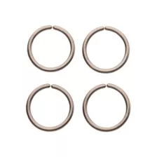 Multi-Pack Silvertone Seamless Hoop Nose Rings 4 Pack - 16 Gauge at Spencer's