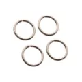 Multi-Pack Silvertone Seamless Hoop Nose Rings 4 Pack - 16 Gauge at Spencer's