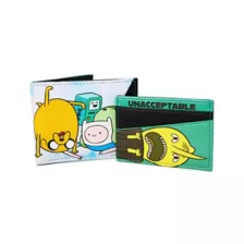 Adventure Time Character Bifold Wallet and Lemongrab Card Holder at Spencer's