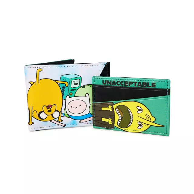 Adventure Time Character Bifold Wallet and Lemongrab Card Holder at Spencer's