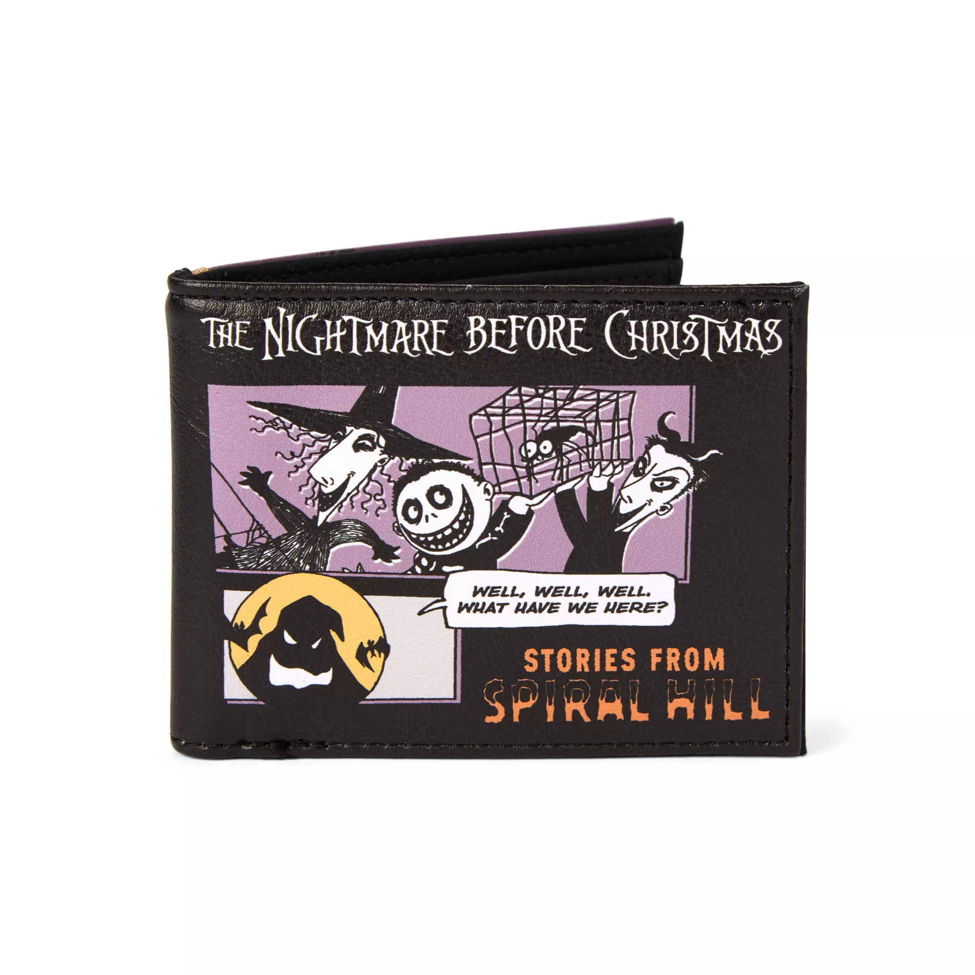 The Nightmare Before Christmas Comic Strip Bifold Wallet at Spencer's
