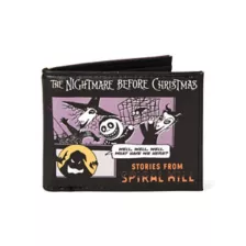 The Nightmare Before Christmas Comic Strip Bifold Wallet at Spencer's