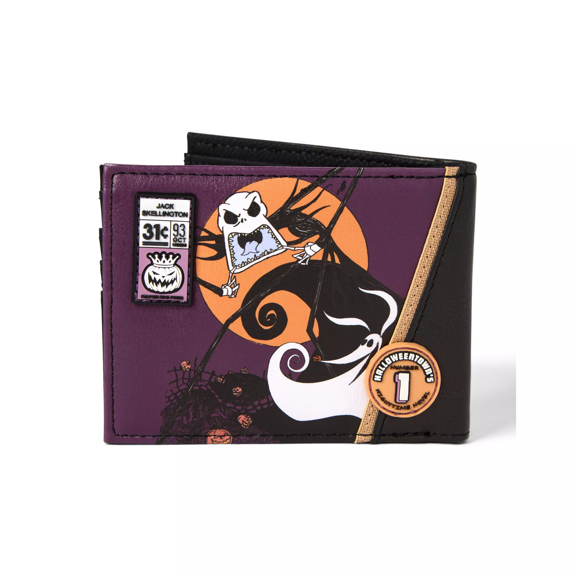 The Nightmare Before Christmas Comic Strip Bifold Wallet at Spencer's