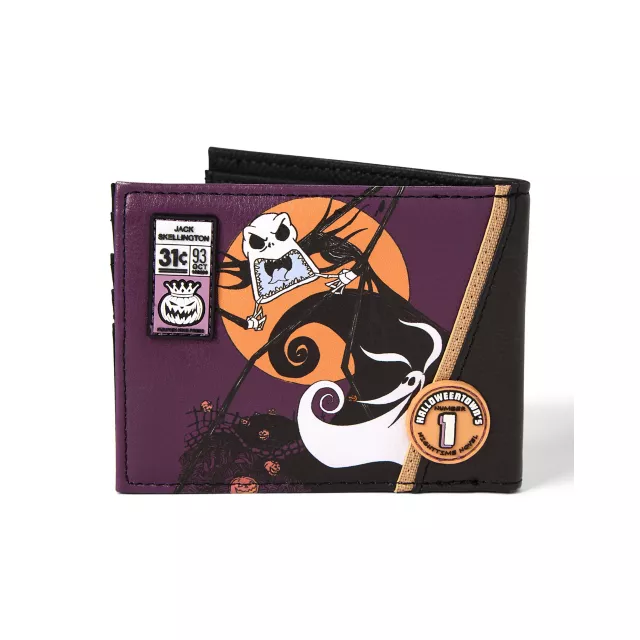 The Nightmare Before Christmas Comic Strip Bifold Wallet at Spencer's