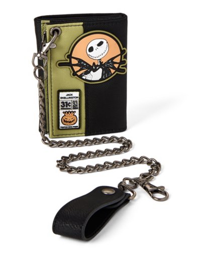 Jack Skellington Netherworld Novelties Chain Wallet - The Nightmare Be