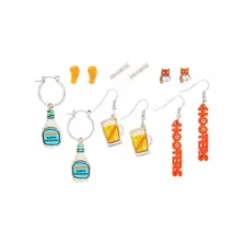 Multi-Pack Hooters Icons Assorted Earrings - 6 Pair at Spencer's