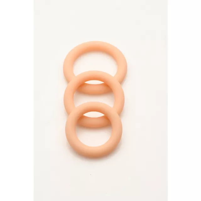 Jock Tan Silicone Cock Ring Set at Spencer's