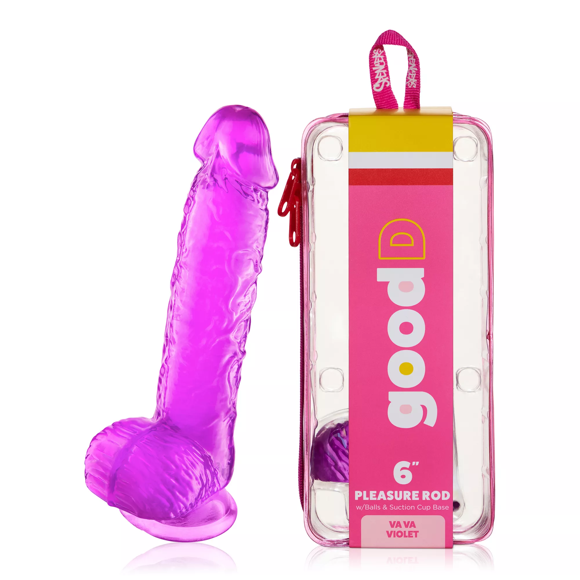 Va Va Violet Suction Cup Dildo with Balls 6 Inch – good D at Spencer's